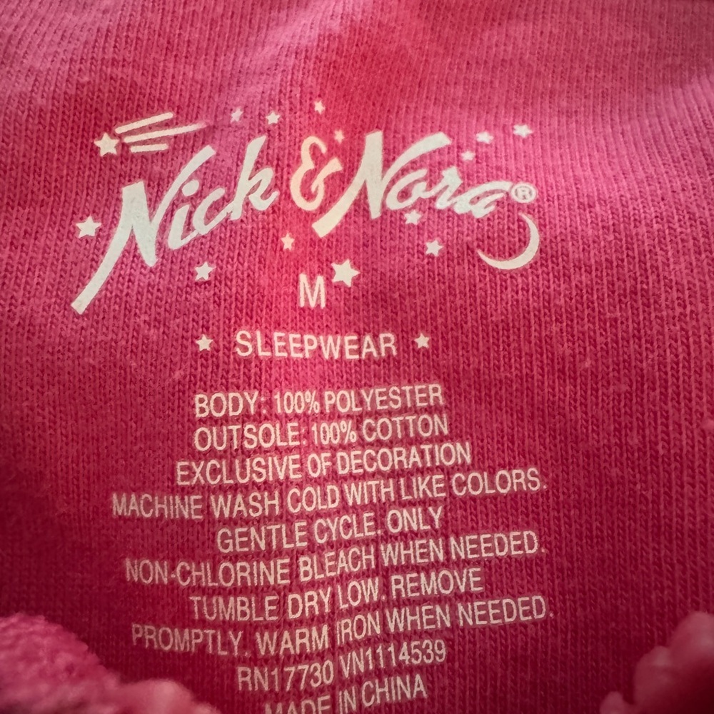 Nick & Nora One piece foot pajamas